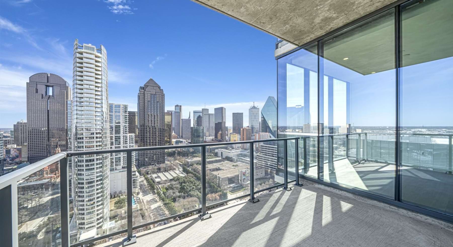 a balcony with a view