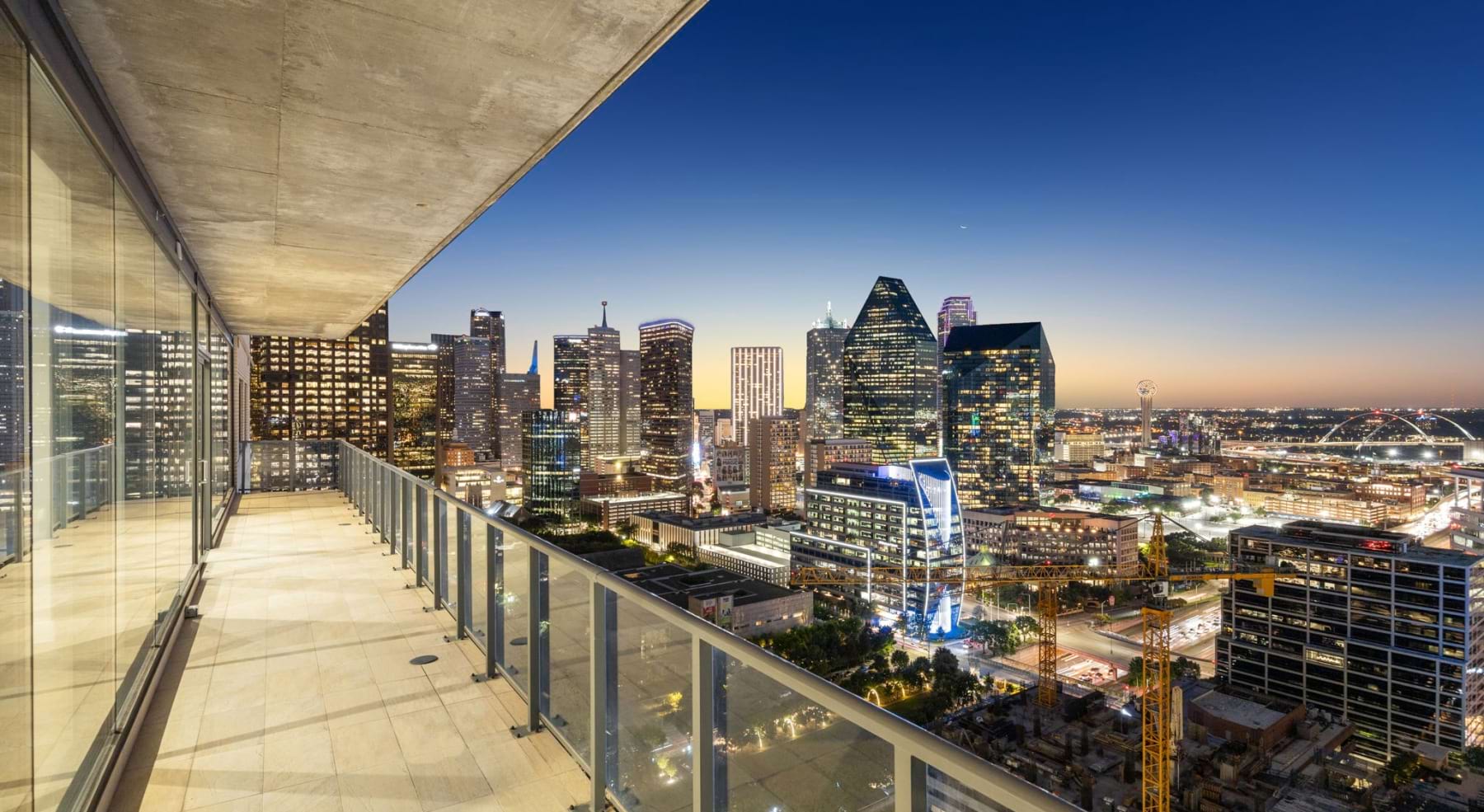 a balcony with a view